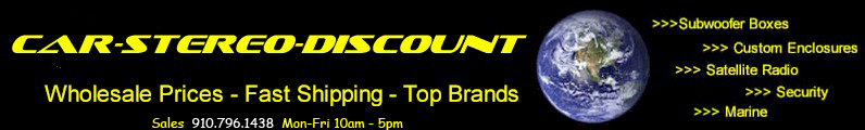 Discount Wholesale prices on car audio, video and security